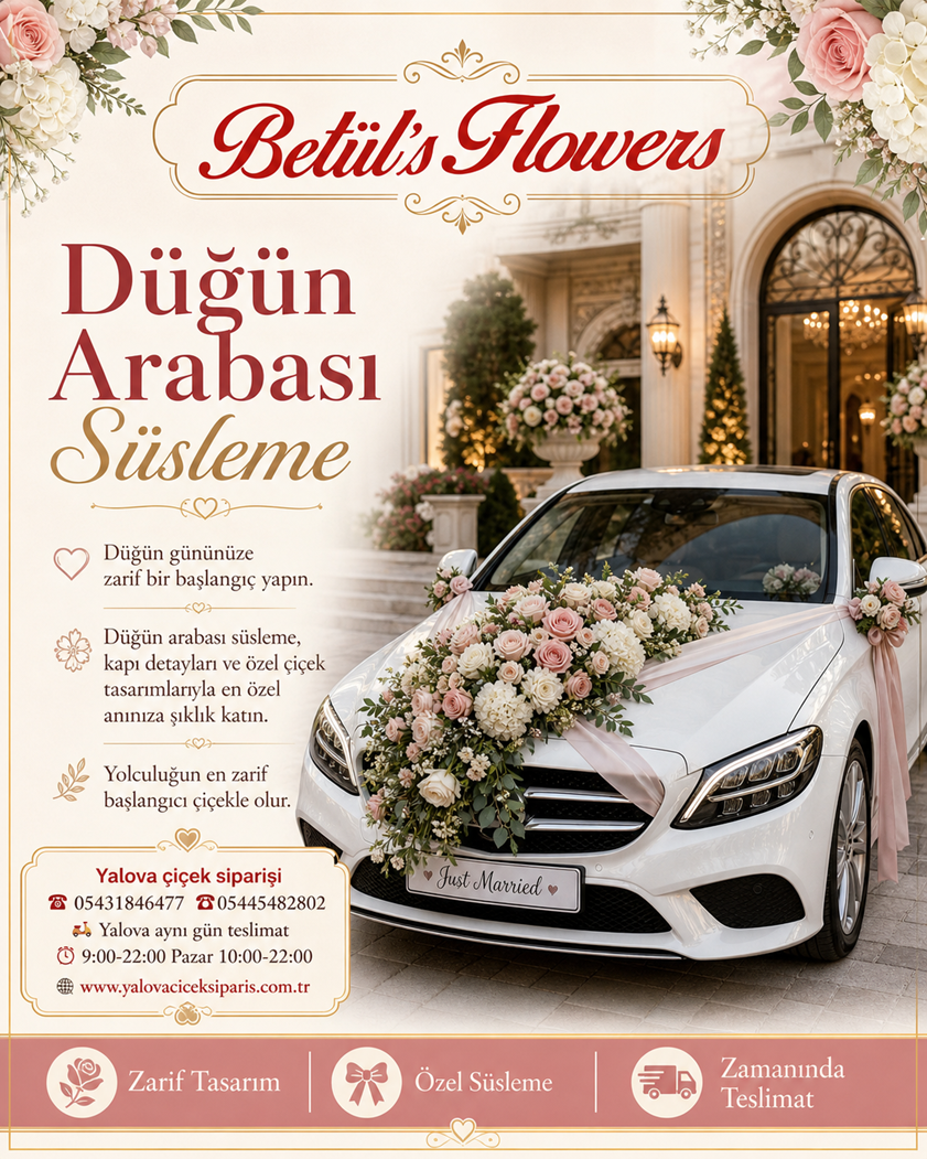 Gelin Arabası Süsleme